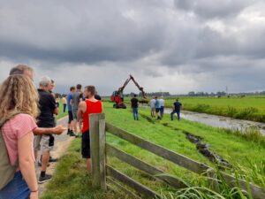 Grote belangstelling demonstratie ecologisch slootschonen en baggeren