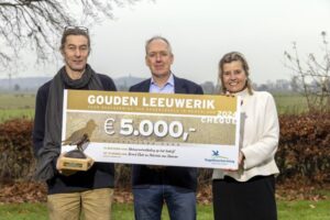 Gouden Leeuwerik voor akkerbouwers Brord Sloot en Patricia van Haaren